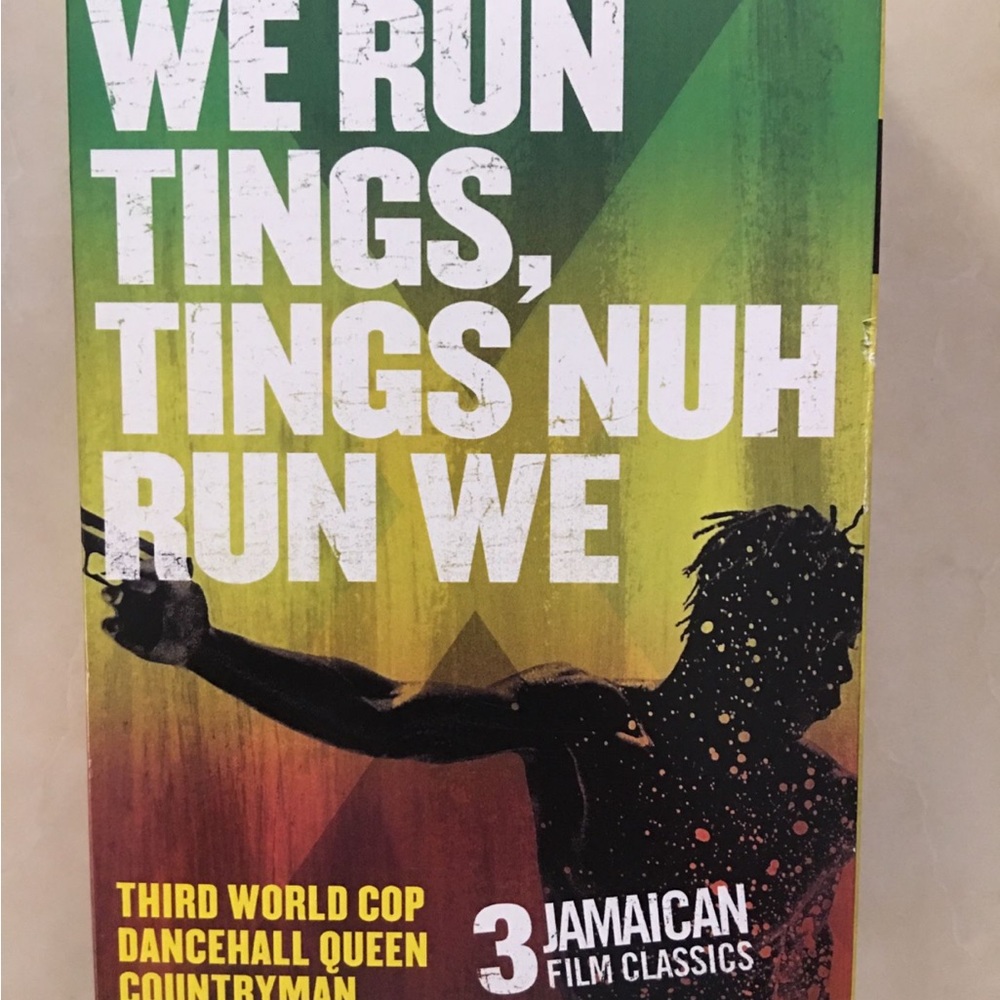 We run tings, tings nuh run we dvd set Bob Marley Jamaican film dancehall